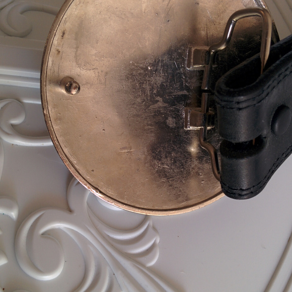 Belt Silver Creek Unisex Classics Concho Leather Belt USA Made 36" long - Picture 3 of 8